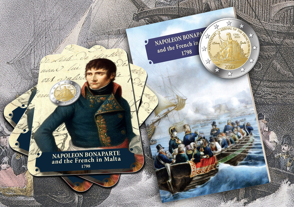 Napoleon Bonaparte and the French in Malta - Coin Card