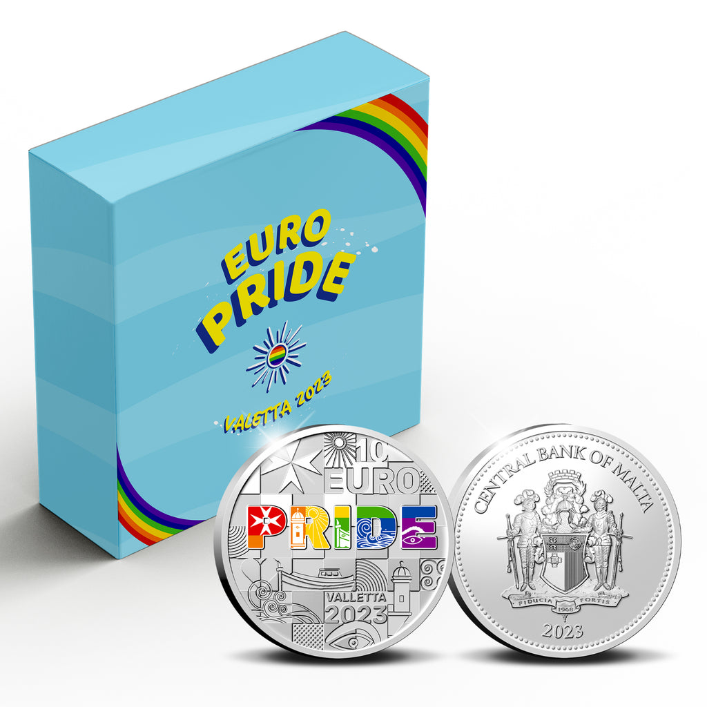 ‘EuroPride Malta’ Silver Proof 10 Euro 2023