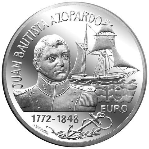 Centenary of the 1921 Malta Self-Government Constitution silver coin and a silver foil stamp replica