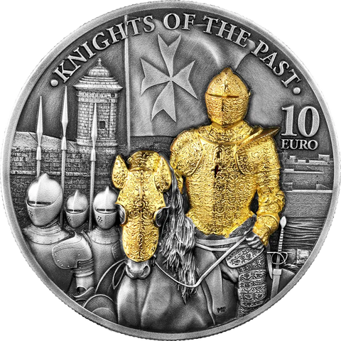 Centenary of the 1921 Malta Self-Government Constitution silver coin and a silver foil stamp replica