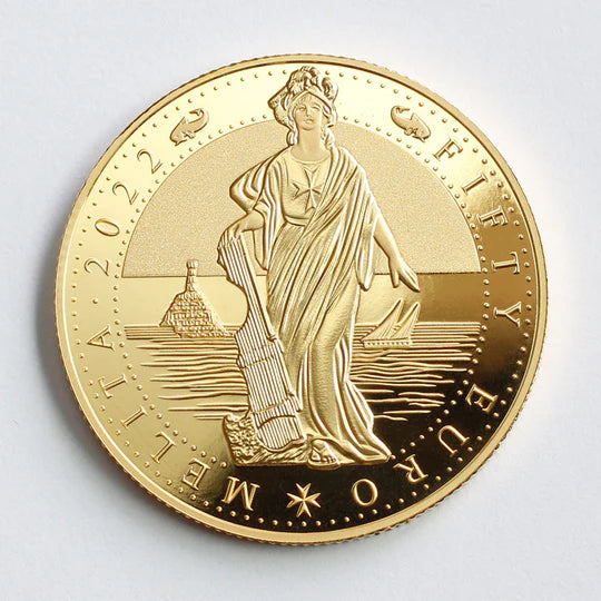 Melita 2022 Gold bullion Coin - 0.5 oz.